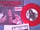 Antiseen Sabu ,alice cooper cvr sick things, orig press red wax,punk 7