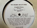 PARSIFAL EJS 484 THE GOLDEN AGE OF OPERA PRIVATE RARE VTG #90
