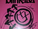 BLINK 182 SIGNED ONE MORE TIME LP BLACK AUTOGRAPHED MARK HOPPUS TRAVIS BARKER