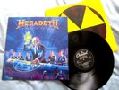 MEGADETH - RUST IN PEACE- UK FIRST ISSUE ALBUM  EST2132 1990 Collectables Vinyl