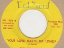 Chandlers Your Love Makes Me Lonely  Col Soul HR 1152 Soul Northern Motown
