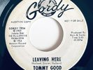 TOMMY GOOD - BABY I MISS YOU - 1964 US VINYL 7 45 RPM PROMO RELEASE - G+/VG