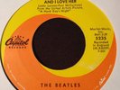 RARE Beatles 45 - And I Love Her / If I Fell - small font & white subsidiary