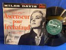 MILES DAVIS ELEVATOR ECHAFAUD 25CM FONTANA. ORIGINAL FRANCE LP VG+