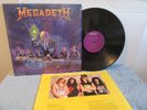 Megadeth lp rust in peace vinyl record shrink Combat Dave Mustaine