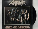 Anthrax - Armed And Dangerous - 1986 US Press Megaforce (EX) Ultrasonic Clean