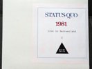 STATUS QUO - 1981 - L.I.S. 003 - lim. # 56/100 - GRAY/SWIRL - SEALED -  not TMOQ