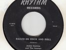 JACKIE GOETROE-RAISED ON ROCK... / ROCKET TO THE MOON -Orig RHYTHM 45 ROCKABILLY
