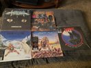 Classic Traditional Heavy Metal Vinyl LP Records Lot
