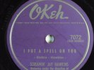R&B Rocker 78 SCREAMIN' JAY HAWKINS I Put A Spell On You OKEH 7072 V+ HEAR 1183
