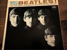 MEET THE BEATLES Record Album LP T-2047 1st Edition NO BMI ASCAP #3 Blue Sleeve