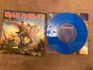 The Trooper by Iron Maiden (Blue Vinyl 2005 Reissue) + Poster