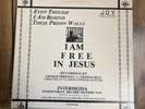 Unknown Lofi Gospel Soul Funk DIY LP ARTHUR FREEMAN I AM FREE Prison VG+ INSERTS