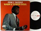 Percy Sledge - Warm and Tender Soul LP - Atlantic Mono VG+ PROMO