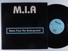 M.I.A. Notes From The Underground NATIONAL TRUST LP VG++ o