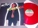 AC/DC - Powerage LP CANADA 1978 RED Translucent Vinyl Young/Young & Scott NM