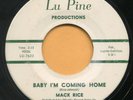 MACK RICE (Baby I'm Coming Home)  R&B - SOUL  45 RPM  RECORD