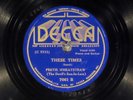 78 RPM --  Peetie Wheatstraw (Charlie Jordan, guitar), Decca 7061, EE+  Blues