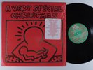 A VERY SPECIAL CHRISTMAS Various Artists A&M LP embossed keith haring cover o