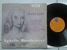 LISZT *AGNELLE BUNDERVOET* FRENCH LP 1955 * HAND SIGNED BY ARTIST * DECCA 173689