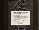 rare JOY DIVISION Box File 3x LP Ltd. Edition BOX SET