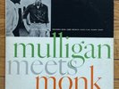 Thelonious Monk Mulligan Meets Monk 1961 Mono Repress Riverside VG/VG