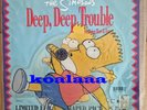 The Simpsons Bart Homer Deep Deep Trouble SHAPED PICTURE DISC unbenutzt 1991