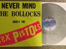 Sex Pistols Never Mind the Bollocks Vinyl LP 12 Track SILVER VINYL