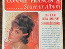 CONNIE FRANCIS: SOUVENIR ALBUM LP, Unique to South Africa, 1967, 16 2/3 RPM