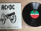AC DC - For those about to rock - 1982 - Cover Weiß - LP Mexiko Press-LDWA 6097