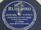 78 rpm Blues LIL GREEN Bluebird #B-8524 Romance In The Dark BIG BILL BROONZY  E