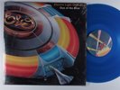 ELECTRIC LIGHT ORCHESTRA Out Of... JET 2XLP VG+ blue vinyl w/ station & poster p