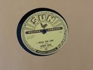 JOHNNY CASH I Walk The Line / Get Rhythm 1956 SUN 241  78rpm Nice