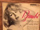 TRES RARE TRANS-GENRE BAMBI et SONNE TEAL 45T vinyle Tournée franco-américaine