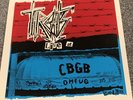 THREATS - LIVE AT CBGBs  lp -No'd RED WAX  - CHRON GEN , LAST RITES, ANTI- PASTI