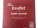 Exultet & Sacred Polyphony Gregorian Institute Red Vinyl 10” LP