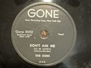 The Dubs Darling / Don't Ask Me GONE 78 RPM 10