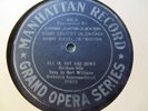1906 BERT WILLIAMS Manhattan Record ALL IN OUT DOWN Columbia Grand Opera Series