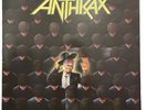 Anthrax Among The Living 1986 Vinyl LP Record ILPS 9865 With Lyric Sleeve
