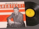 Jerry Lee Lewis Jerry Lee's Greatest  Sun LP VG+ mono VG+ cover 1961