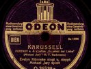 EVELYN KÜNNEKE Karussell / Liebling weißt du noch? Schellackplatte  S7051