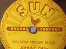 JOHNNY CASH SUN 232 78RPM FOLSOM PRISON BLUES RARE 1955 SHELLAC ORIGINAL