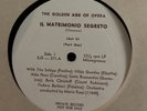 IL MATRIMONIO SEGRETO EJS 371 THE GOLDEN AGE OF OPERA PRIVATE RARE VTG #146