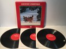 TIME-LIFE COUNTRY CHRISTMAS 3 Vinyl LPs 3x Box Set Time Life STL-109 – VG+