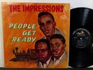 THE IMPRESSIONS People Get Ready LP ABC-PARAMOUNT MONO 1964 Soul CURTIS MAYFIELD