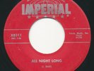 BOB LUMAN - All Night Long / Red Cadillac Black - IMPERIAL - Rockabilly 45  '57