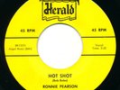 RONNIE PEARSON - Hot Shot / I'm Old Enough - HERALD - Rockabilly 45 Mariano Re