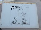 Raiders of the Lost Ark ORIGINAL Art Layout Soundtrack Vinyl Amsel  Rare