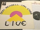 DON RENDELL/IAN CARR QUINTET-LIVE-UK 1969 STEREO VINYL LP-MICHAEL GARRICK EX+/NM