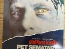Pet Sematary Original Sound Original Sountrack LP Vinyl 1989 Elliot Goldenthal